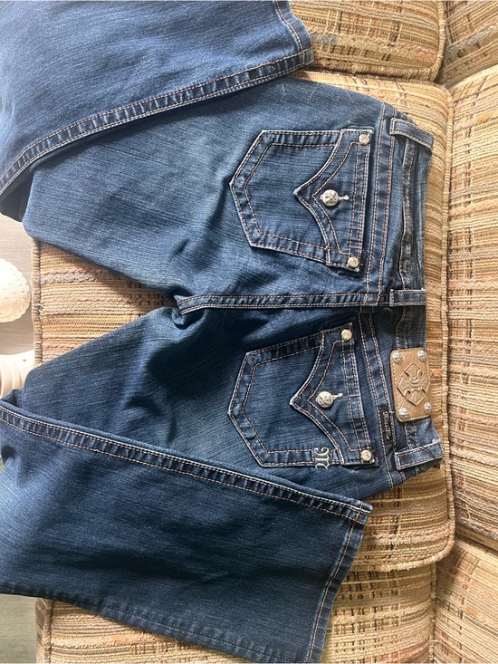 Rock Revival Denim - Rock Revival Indigo Embellished Pocket Jeans